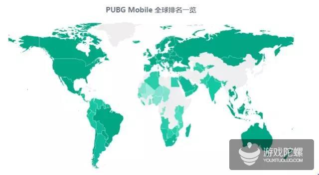 Pubg Mobile 登上35 个国家的榜首腾讯布局游戏全球化战略 游戏陀螺