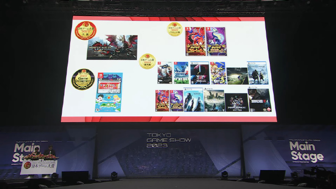 2023日本游戏大奖获奖名单，《怪物猎人》获得大赏，《宝可梦 朱/紫》获最佳销量