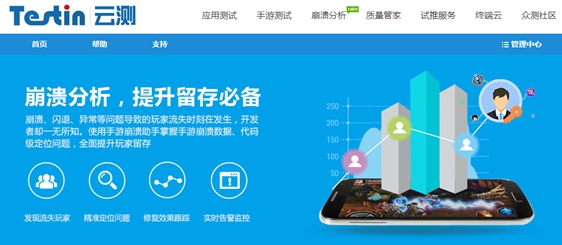 Testin崩溃分析:预防用户流失,提高手游留存率
