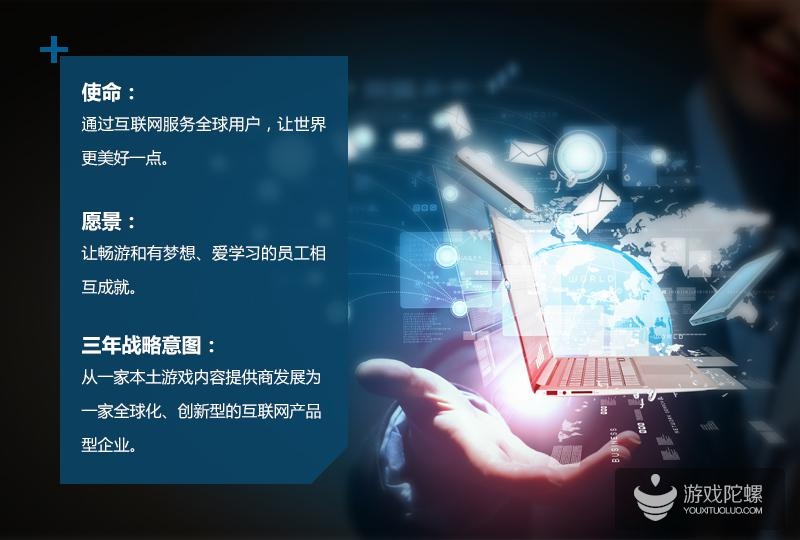 畅游公司全新的企业文化和战略