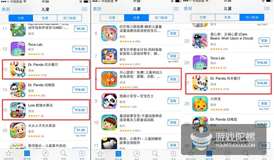 儿童榜单