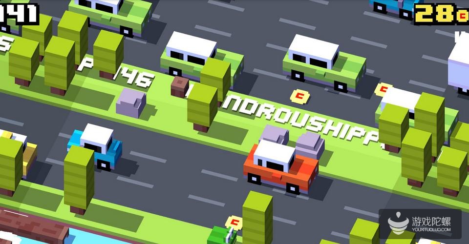 《天天过马路》(Crossy Road)